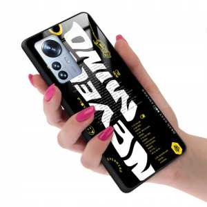 Etui Glass do XIAOMI 12 PRO Case Neonowe Top Wzory