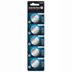 5x Bateria litowa everActive 2430 CR2430 DL2430 3V