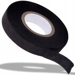Taśma Izolacyjna Parciana Materiał Czarna 15m 9mm