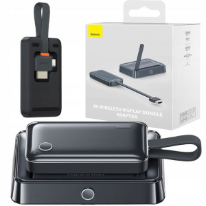 Baseus Bezprzewodowy Transmiter Dongle Hdmi 4k Vga