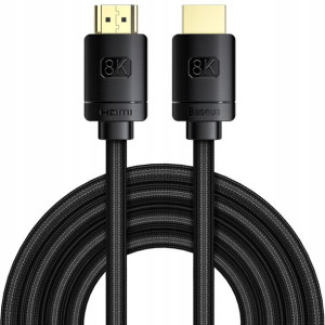 Baseus Kabel Przewód Hdmi 2.1 8k 60hz 4k 120hz 3m