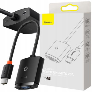 Baseus Adapter Przejściówka Hdmi Vga Audio Jack