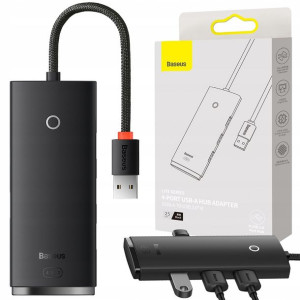 Baseus Hub Adapter Rozdzielacz 4x Usb 3.0 25cm