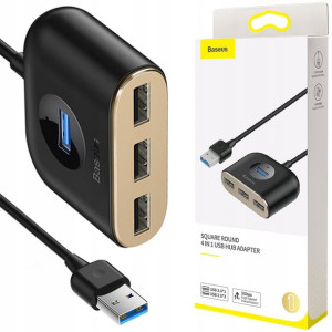 Baseus Hub Adapter Rozdzielacz 4x Usb 4w1 Usb 3.0