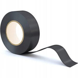 Mocna Taśma Izolacyjna Pcv Czarna Wodoodporna 16mm