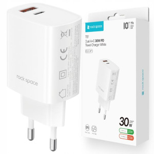 Rock Space Ładowarka Sieciowa Usb-c Qc 4.0 Pd 30w