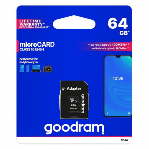 KARTA PAMIĘCI GOODRAM 64GB micro SD Class 10 SDHC