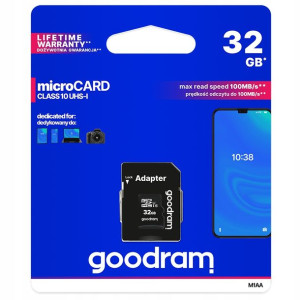KARTA PAMIĘCI GOODRAM 32GB micro SD Class 10 SDHC
