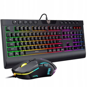 Onikuma Klawiatura Gamingowa Rgb G21 + Mysz Cw902