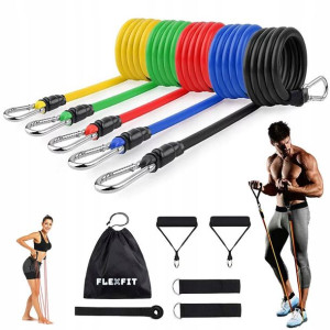 Zestaw 5 Gum Oporowych Do Fitness Fizjo Ćwiczeń