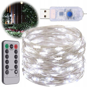 Lampki Druciki Led Na Choinkę Światełka Usb 3m