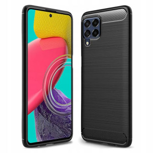 Etui Karbon Case Do Samsung Galaxy M53 + Szkło