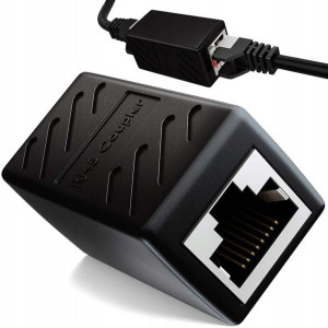 Złączka Przedłużka Sieciowa Łącznik 2x Rj45 Lan