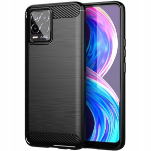 Etui Case Karbon Do Realme 8 / 8 Pro+ Szkło