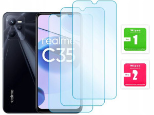 3x Szkło Hartowane Szybka Ochronna Do Realme C35
