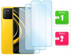 3x Szkło Ochronne Do Xiaomi Poco M3 / Redmi 9t