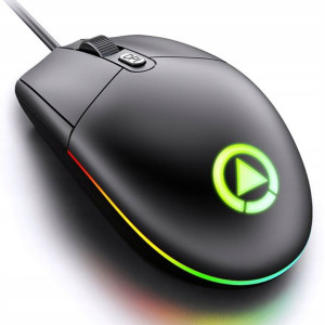 Mysz Przewodowa Gamingowa Rgb Do Laptopa Komputera