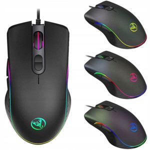Mysz Przewodowa Gamingowa Rgb Do Laptopa Komputera