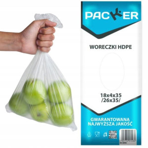 Mocne Torebki Woreczki Foliowe Spożywcze 1000szt