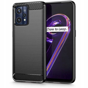 Etui Obudowa Karbon Case Do Realme 9 Pro + Szkło