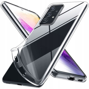 Etui Slim Case Clear Do Samsung Galaxy A73 + Szkło