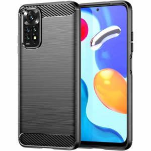 Etui Karbon Case Do Redmi Note 11 11s + Szkło