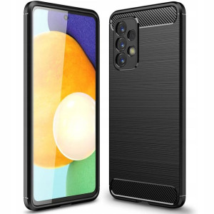 Etui Karbon Case Do Samsung Galaxy A73 + Szkło