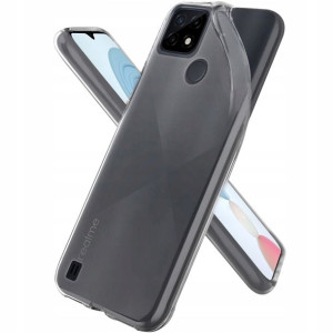 Etui Obudowa Case Slim Clear Do Realme C21 + Szkło
