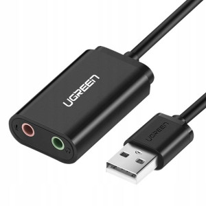 Ugreen Karta Dźwiękowa Muzyczna Adapter Usb Jack