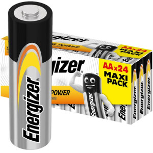 24x Bateria Energizer Alkaline Power Aa R6 Lr6 1.5