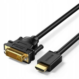 Ugreen Kabel Hdmi - Dvi Dwustronny Pozłacany 3m