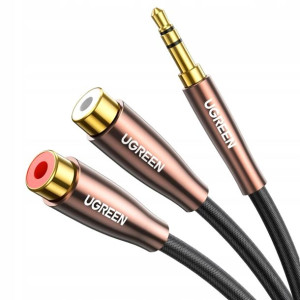 Ugreen Kabel Rozdzielacz Minijack 3.5mm Do 2xrca