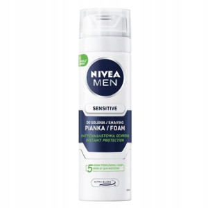 Nivea Men Sensitive Pianka Do Golenia Biała 200ml