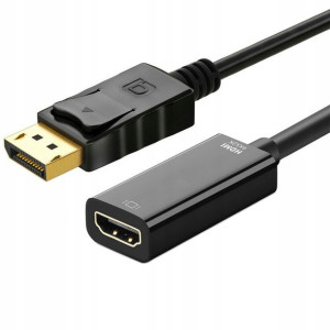 Kabel Adapter Przewód Display Port Dp Do Hdmi 4k