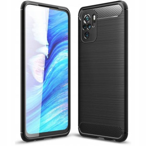 Etui Karbon Case Do Redmi Note 10 / 10s + Szkło