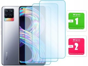 3x Szkło Hartowane Ochronne Do Realme 8 / 8 Pro