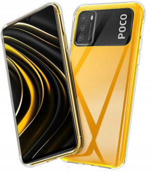 Etui Slim Case Clear Do Xiaomi Poco M3 + Szkło