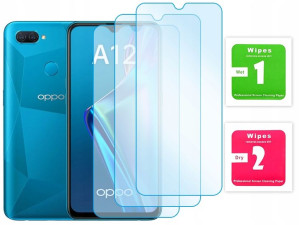 3x Szkło Hartowane Szybka Ochronne Do Oppo A12