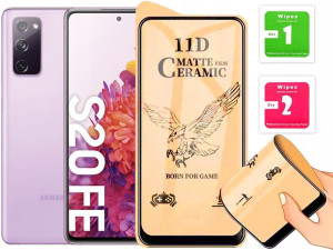 Szkło Hybrydowe Matowe Cały Ekran Do Galaxy S20 Fe