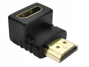 Adapter Kątowy Dolny Łamany 90 Wtyk Gniazdo HDMI