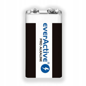 Bateria 6LR61 6F22 R9 9V everActive Pro Alkaline