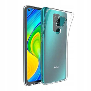 Etui Slim Case Clear Do Redmi Note 9 + Szkło