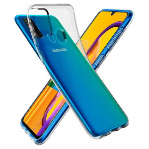 Etui Slim Case Clear Do Samsung Galaxy M21 + Szkło