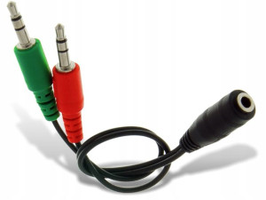 Adapter Przejściówka Kabel Mini Jack Do Słuchawek