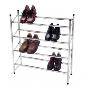 Półka Na Buty Do Przedpokoju Stojak Metalowy 2w1