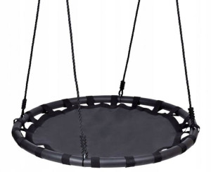 Huśtawka Ogrodowa Bocianie Gniazdo Czarna 100cm