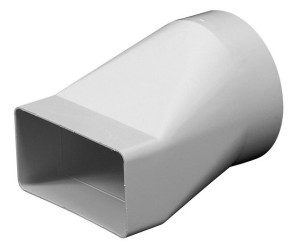 Łącznik zmienny 55x100 na fi100mm PCV wentylacja