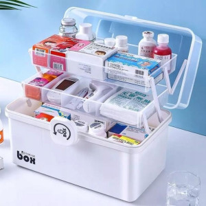 Pojemnik na leki organizer storage box L duży