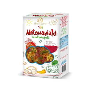 Kolorowy Makaron w Pięciu Smakach dla Dzieci "Motomaniaki ze Zdrowej Paki"