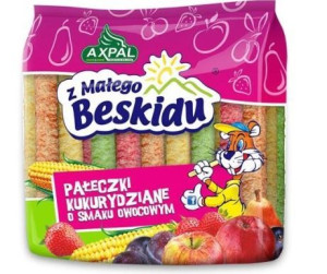 Axpal Pałeczki kukurydziane owocowe 60g